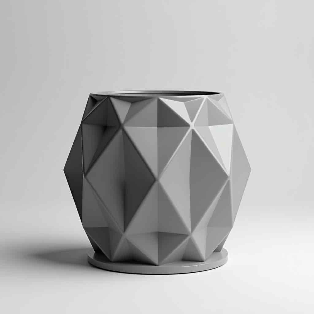 Geometric Planter Pot free 3D printable STL