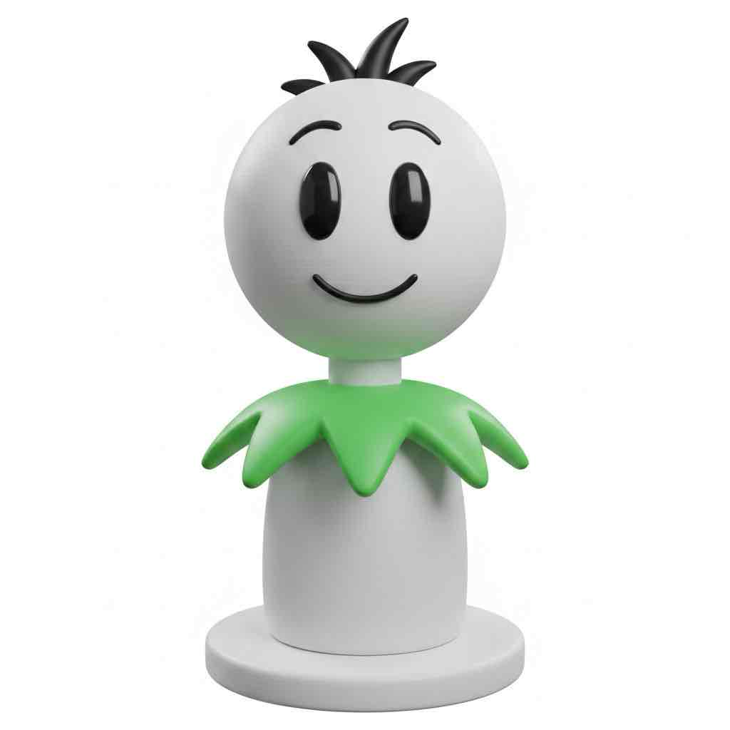 Happy Face Figure free 3D printable STL