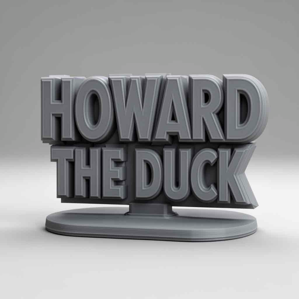 Howard the Duck Stand free 3D printable STL