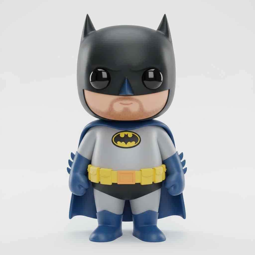 Batman Vinyl Figure free 3D printable STL