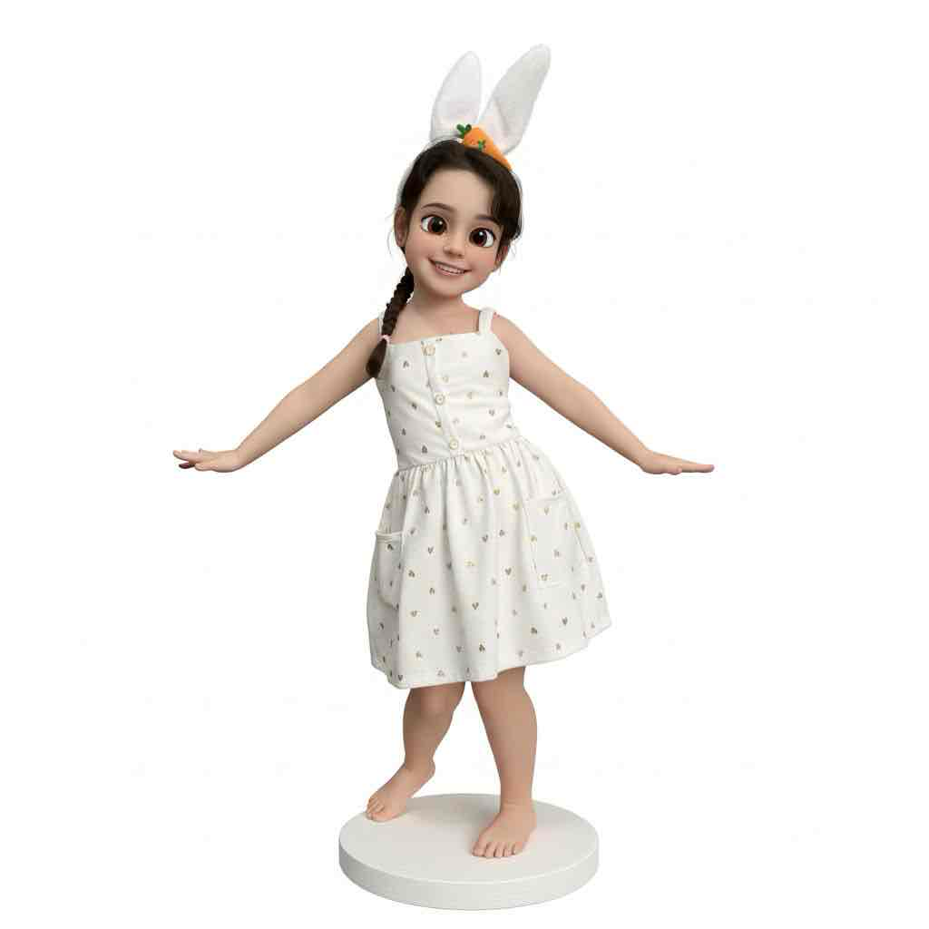 Bunny Girl Figurine free 3D printable STL