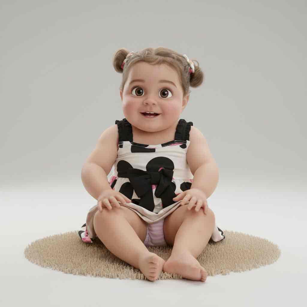 Happy Toddler Sitting free 3D printable STL