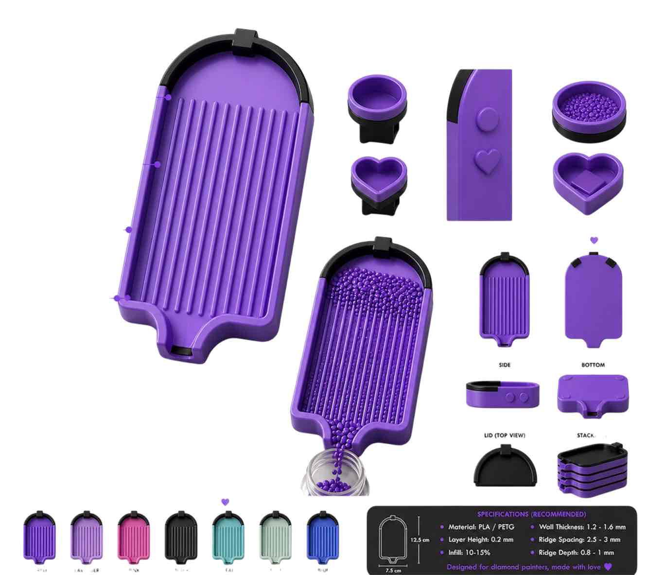 Butterfly Design Pen free 3D printable STL