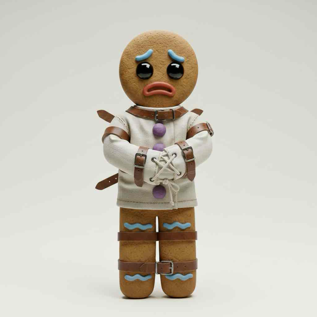 Gingerbread Man Figure free 3D printable STL