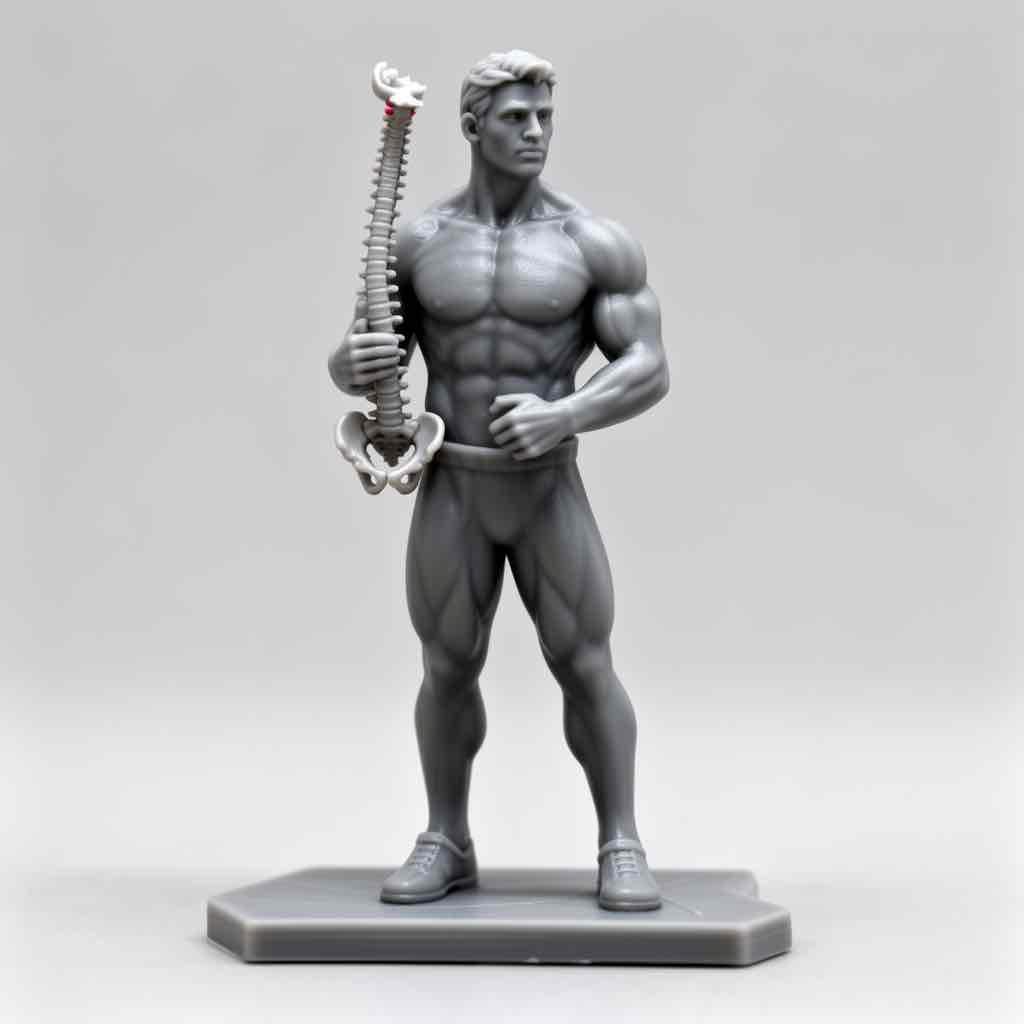 Anatomy Model Pose free 3D printable STL