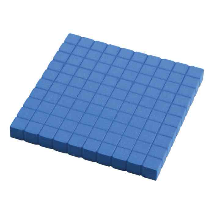 Blue Base Ten Block free 3D printable STL