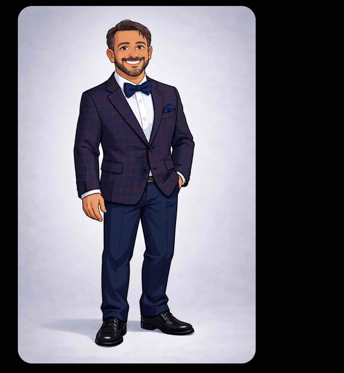 Formal Man Character free 3D printable STL