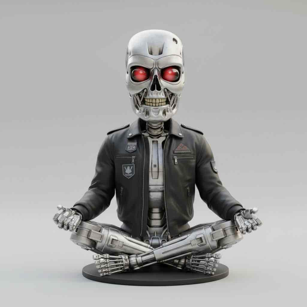 Terminator Cybernetic Figure free 3D printable STL