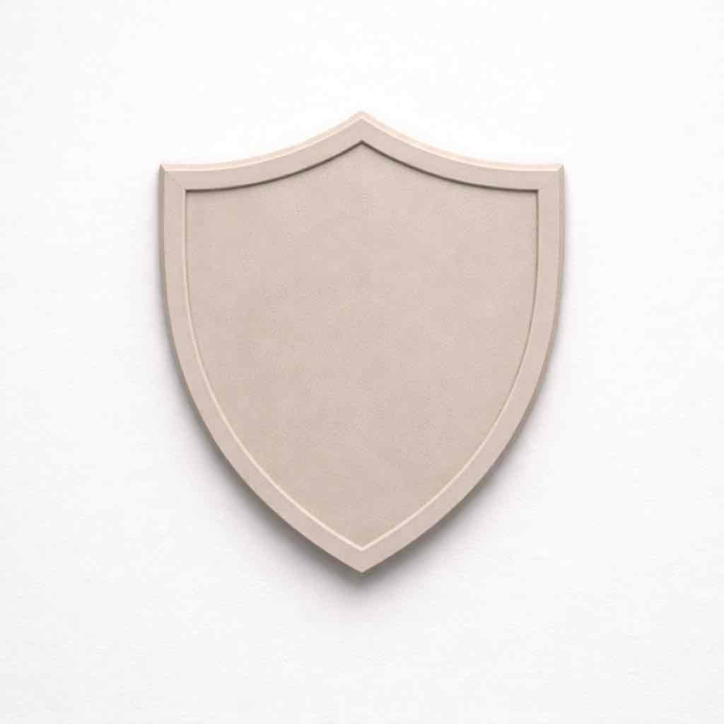 Blank Shield Shape free 3D printable STL