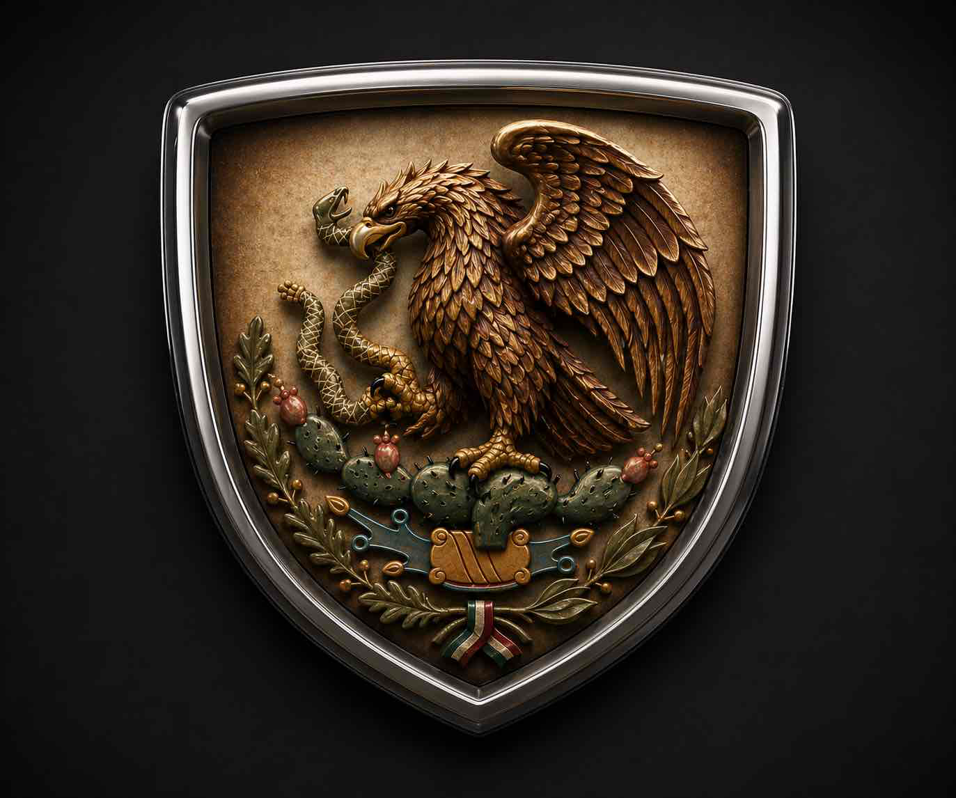 Eagle and Serpent Emblem free 3D printable STL