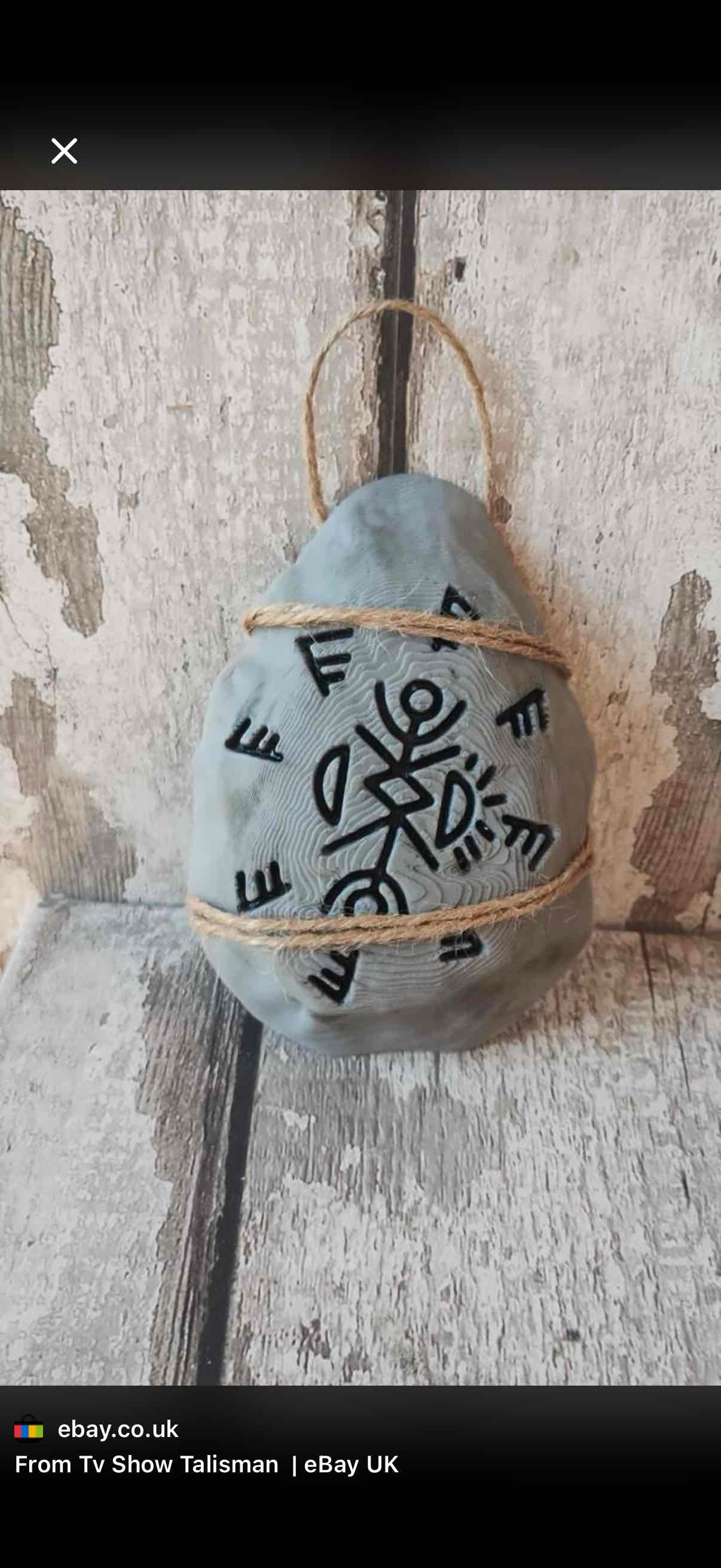 Talisman Stone Pendant free 3D printable STL