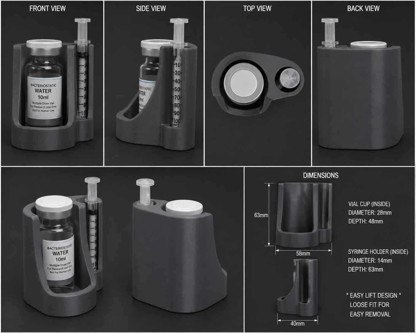 Water Bottle Holder free 3D printable STL