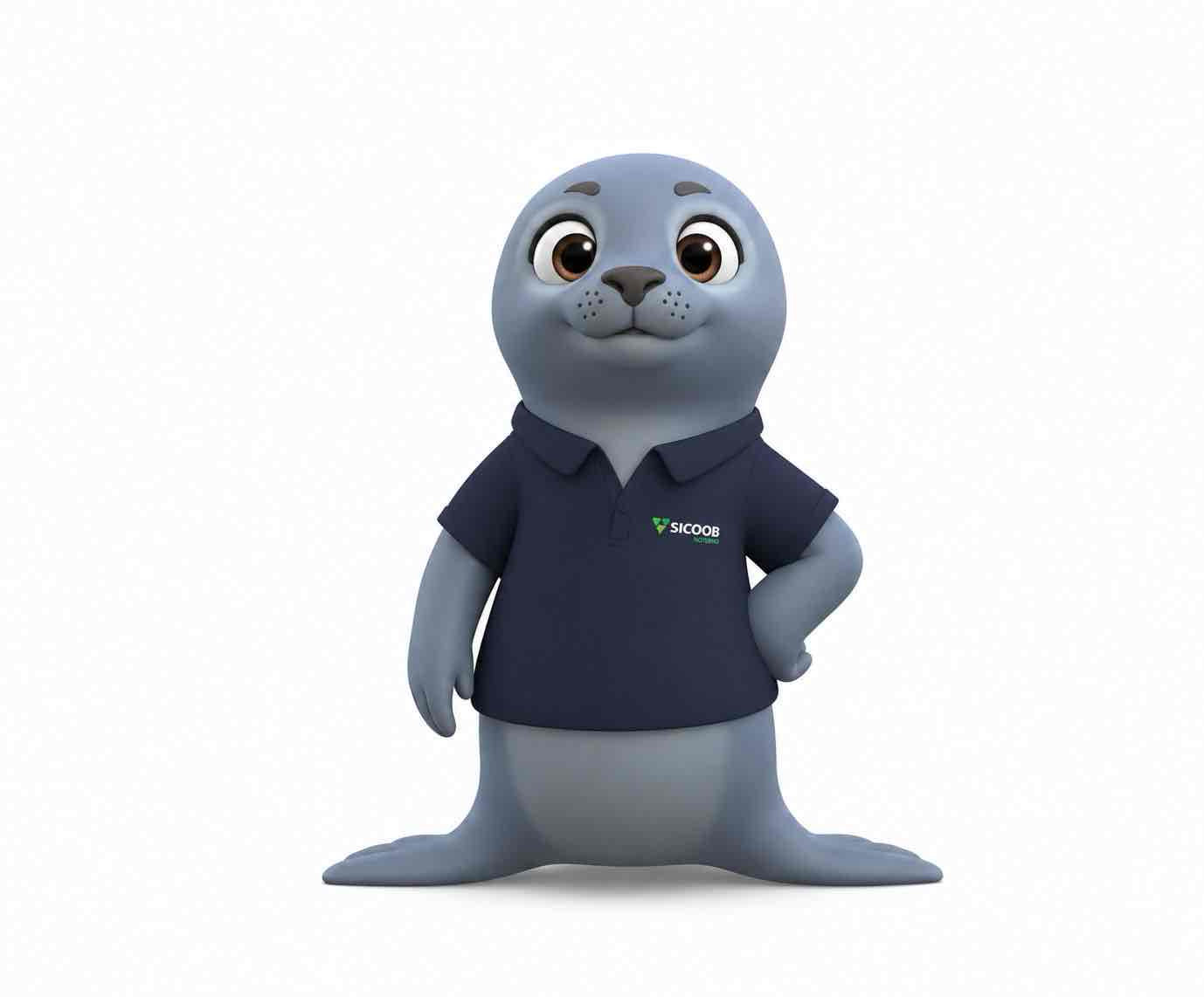 Siccoob Seal Mascot free 3D printable STL