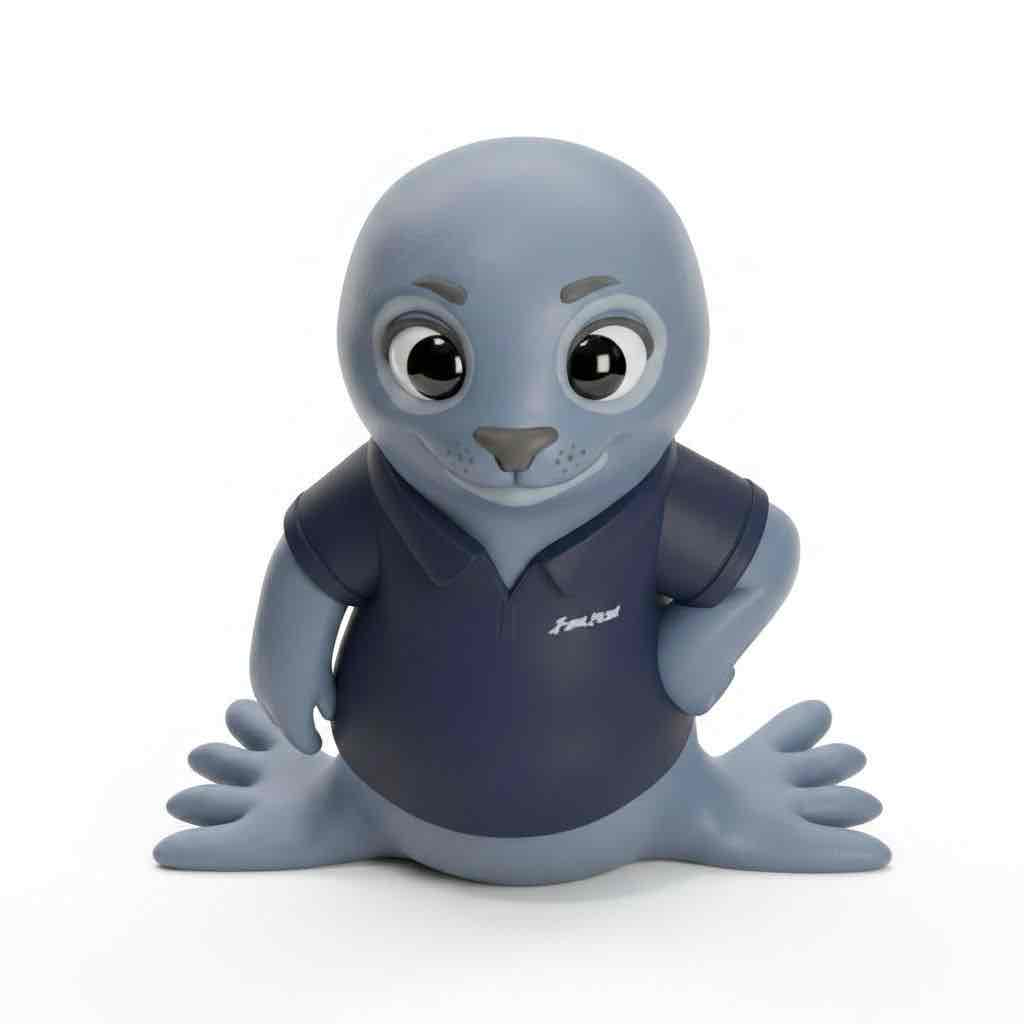 Fizzy The Seal Plush free 3D printable STL