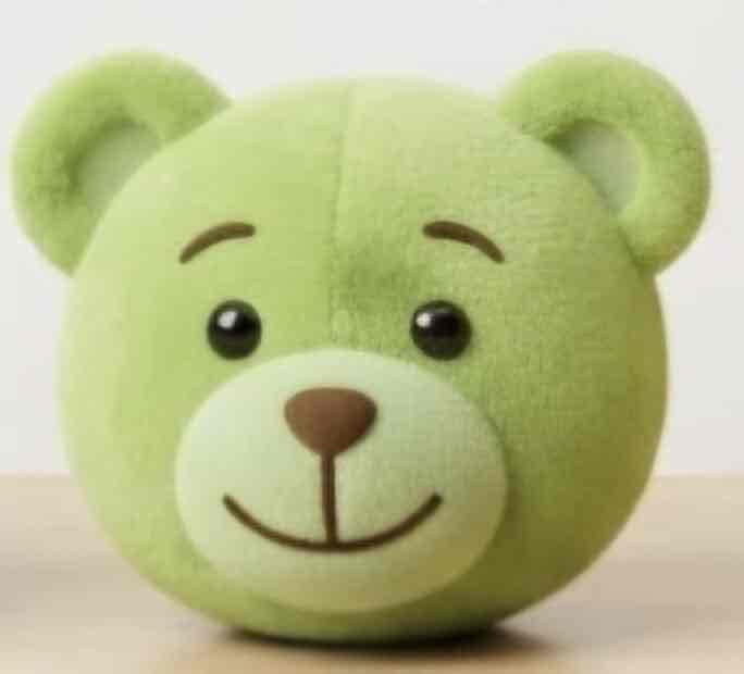 Green Bear Plush Toy free 3D printable STL