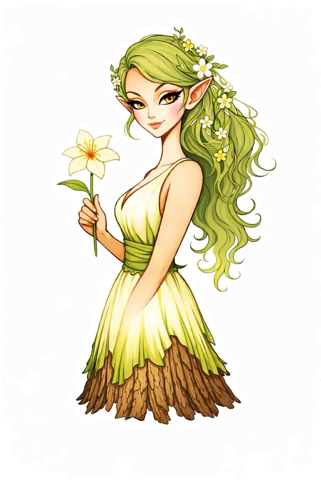 Forest Fairy Character free 3D printable STL