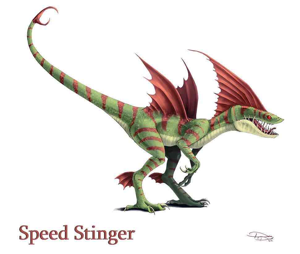 Speed Stinger Character free 3D printable STL