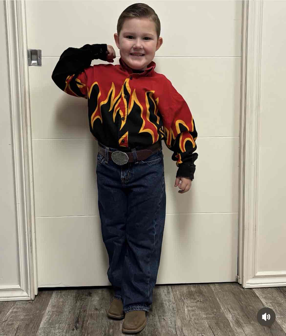 Flame Shirt Kid free 3D printable STL