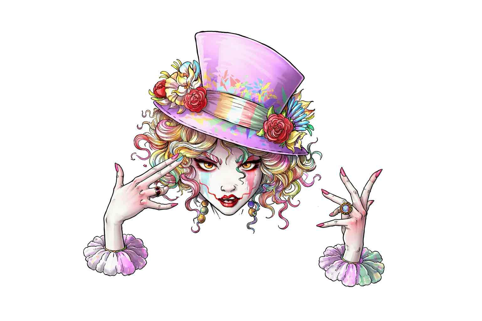 Mad Hatter Character Portrait free 3D printable STL