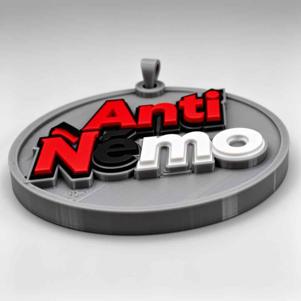 Anti Nemo Keychain free 3D printable STL