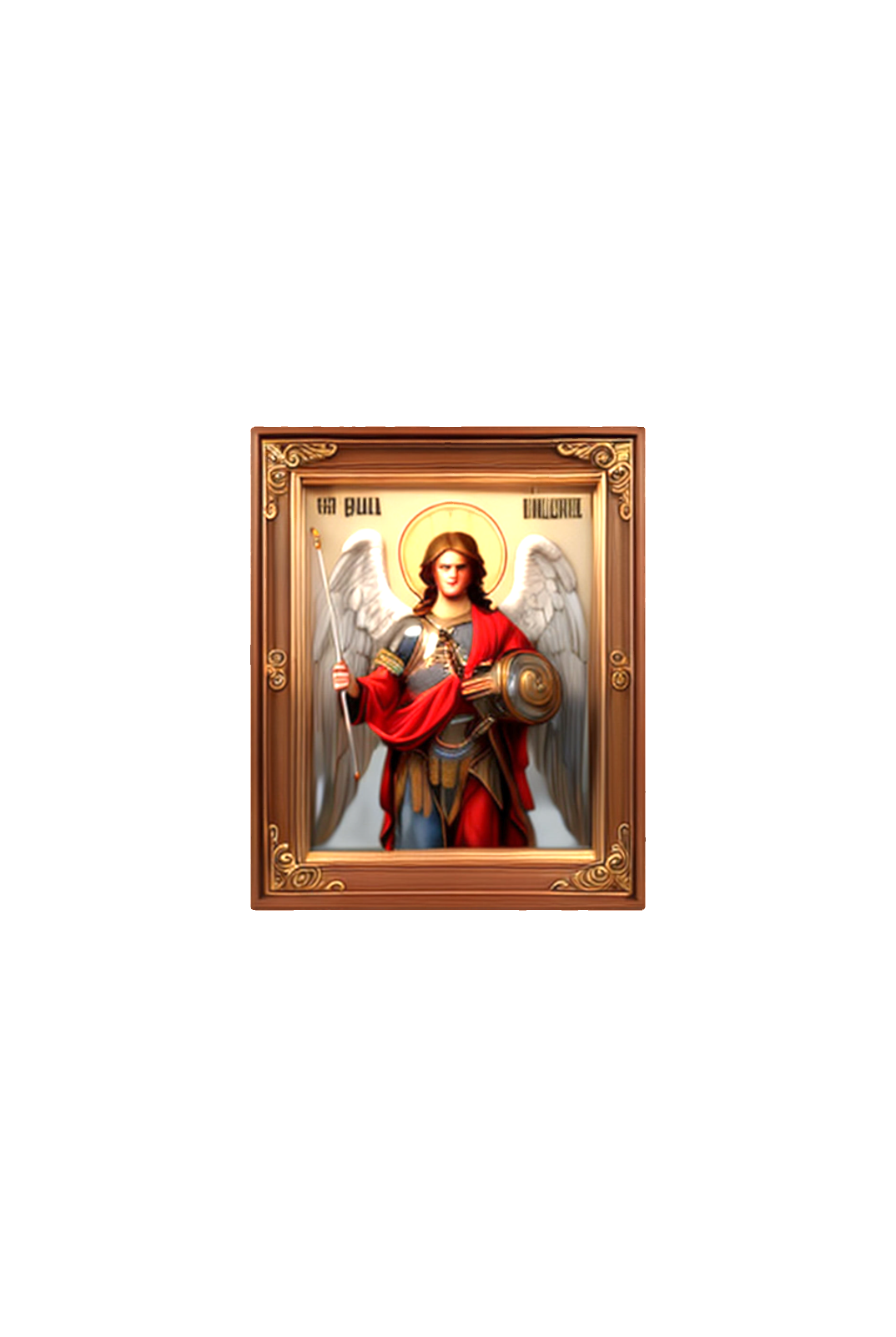 Saint Michael Icon free 3D printable STL