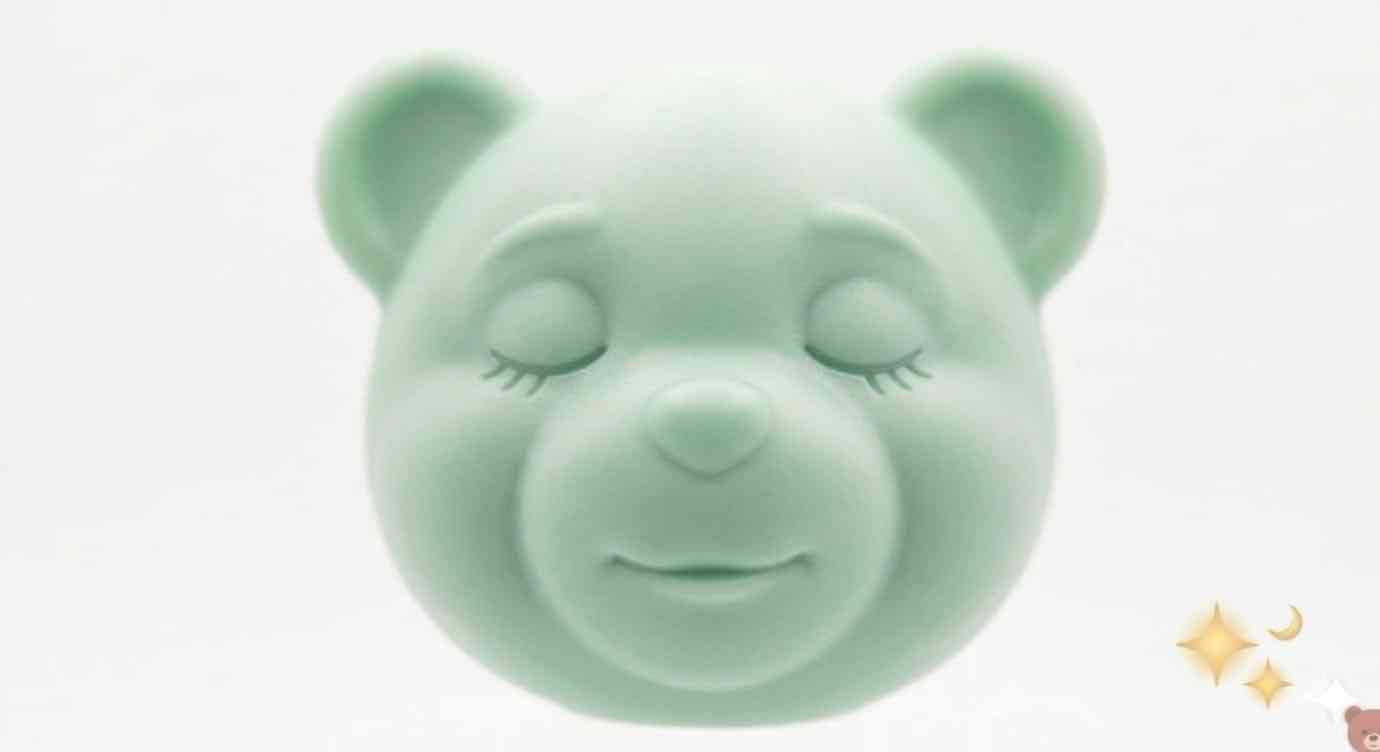 Sleeping Bear Face free 3D printable STL