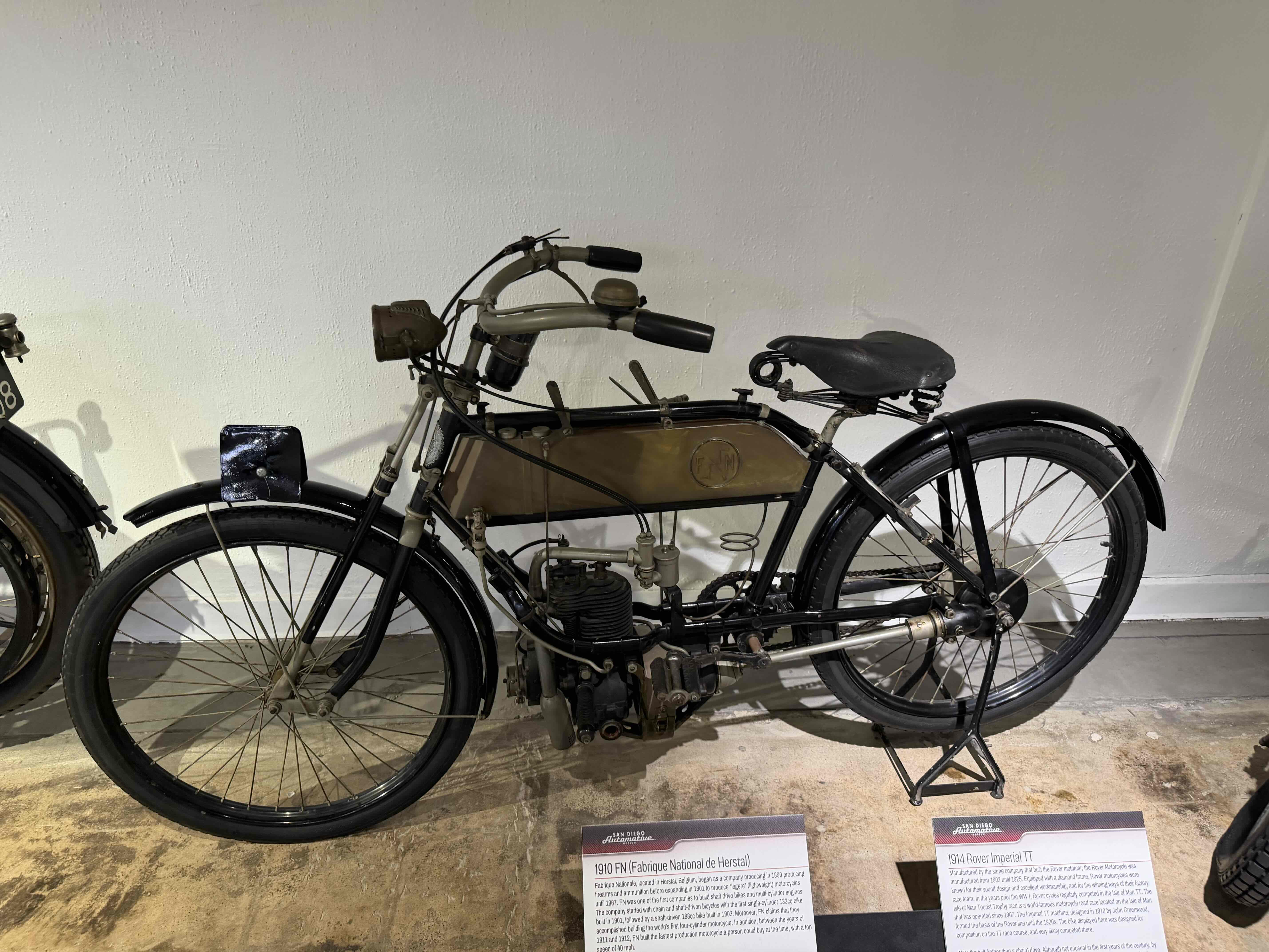 1910 FN Paten Motorbike free 3D printable STL