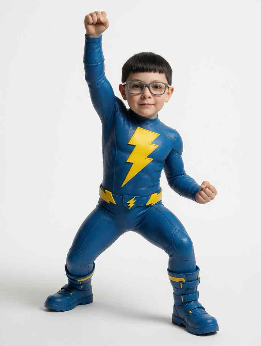 Kid Shazam Pose free 3D printable STL