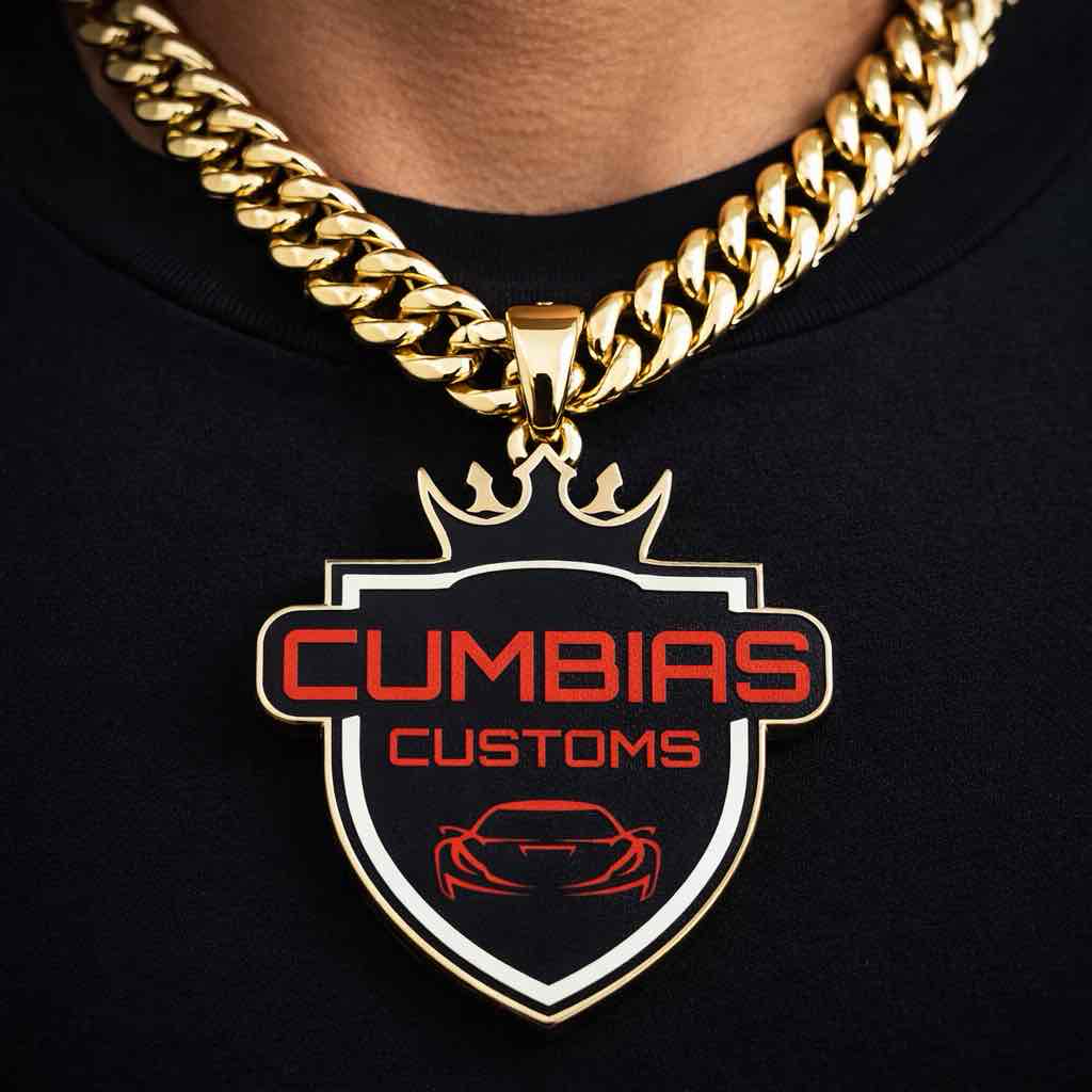 Cumbias Customs Pendant free 3D printable STL