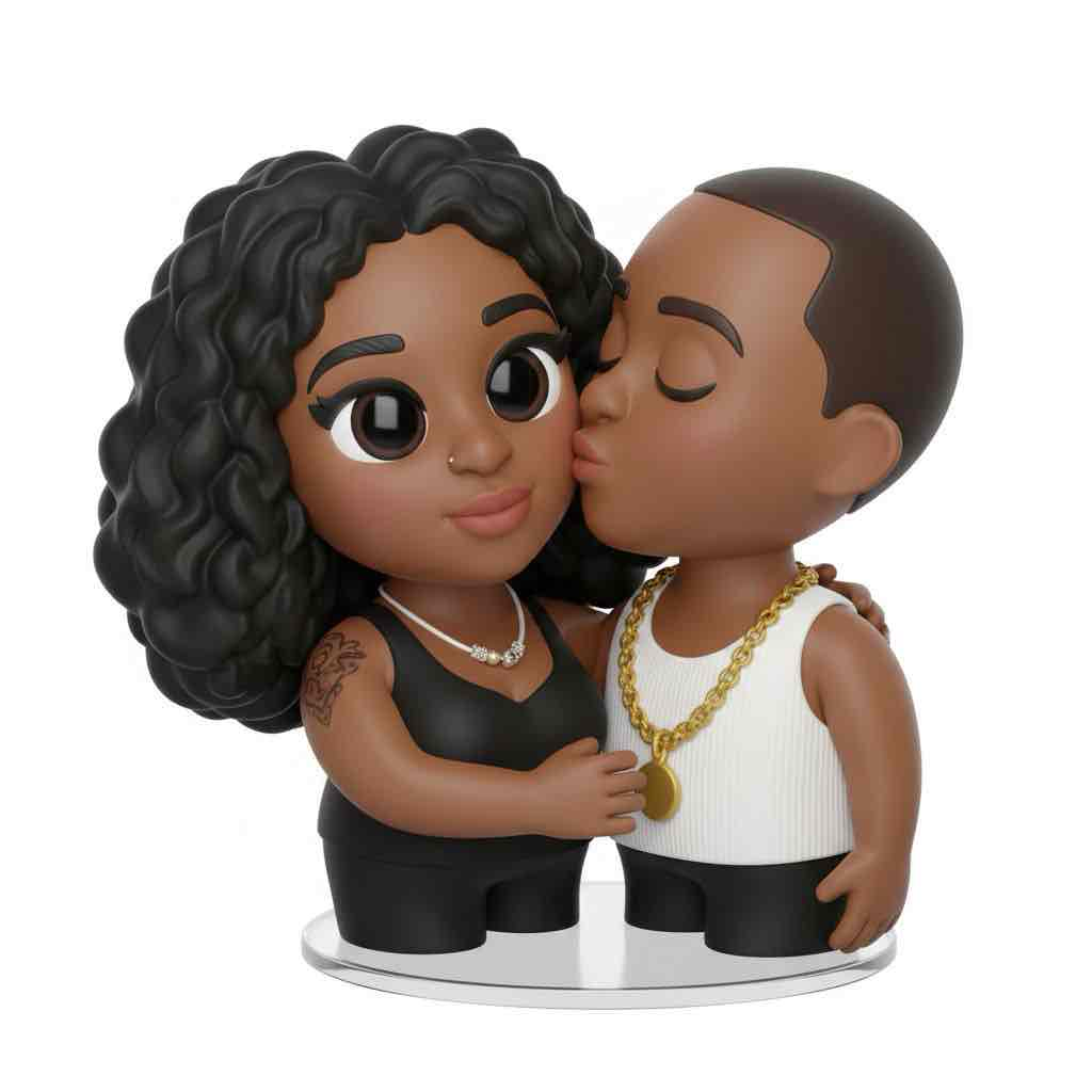 Cute Couple Figurine free 3D printable STL