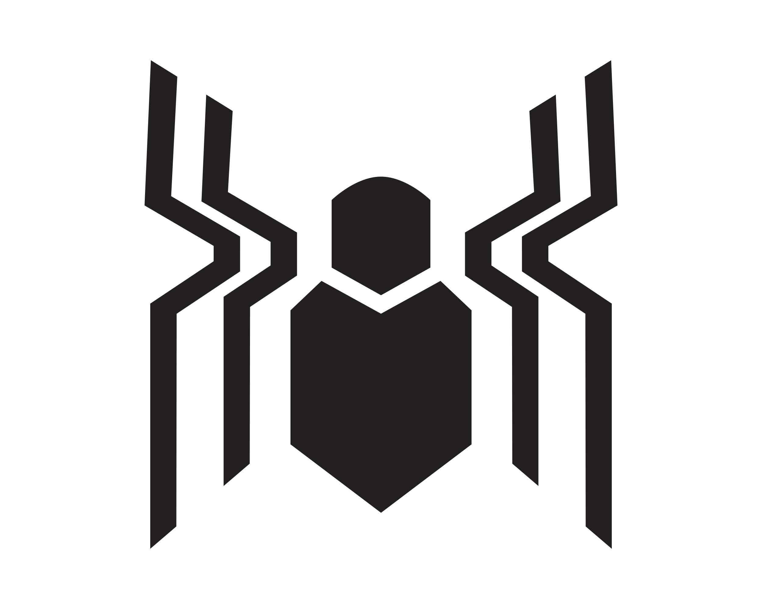 Spider Logo Design free 3D printable STL