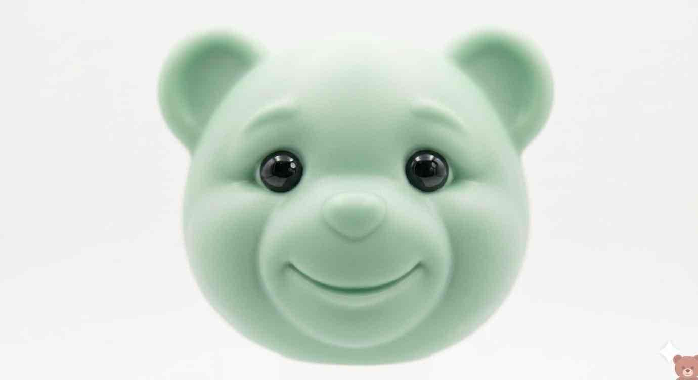 Cute Bear Head free 3D printable STL