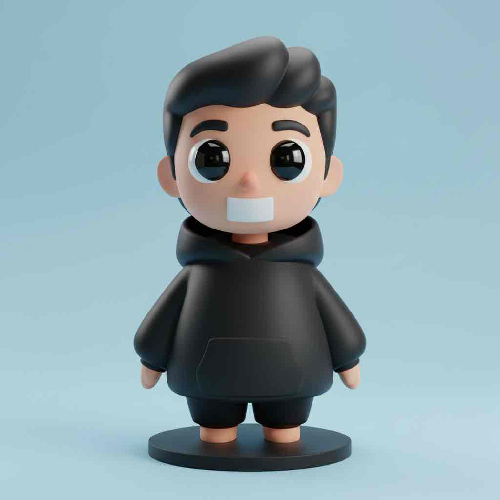 Stylized Character Figure free 3D printable STL