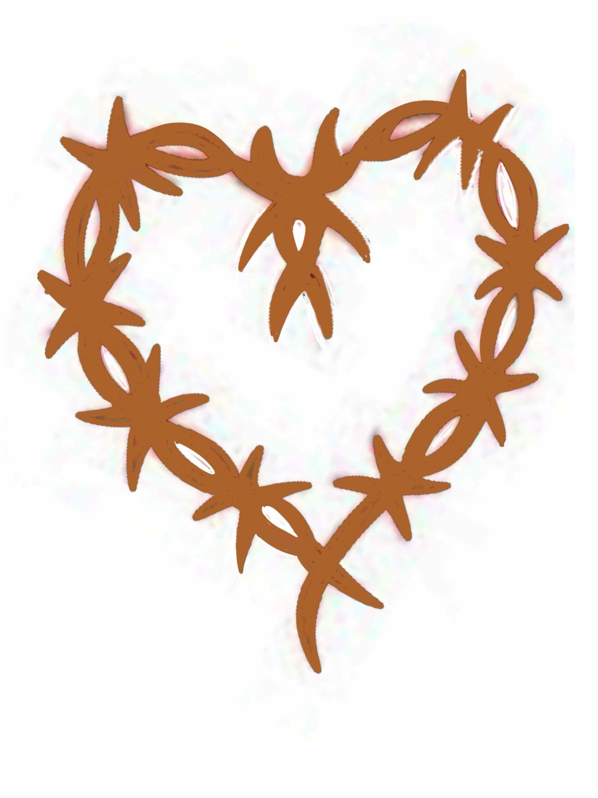 Heart Shape Decoration free 3D printable STL