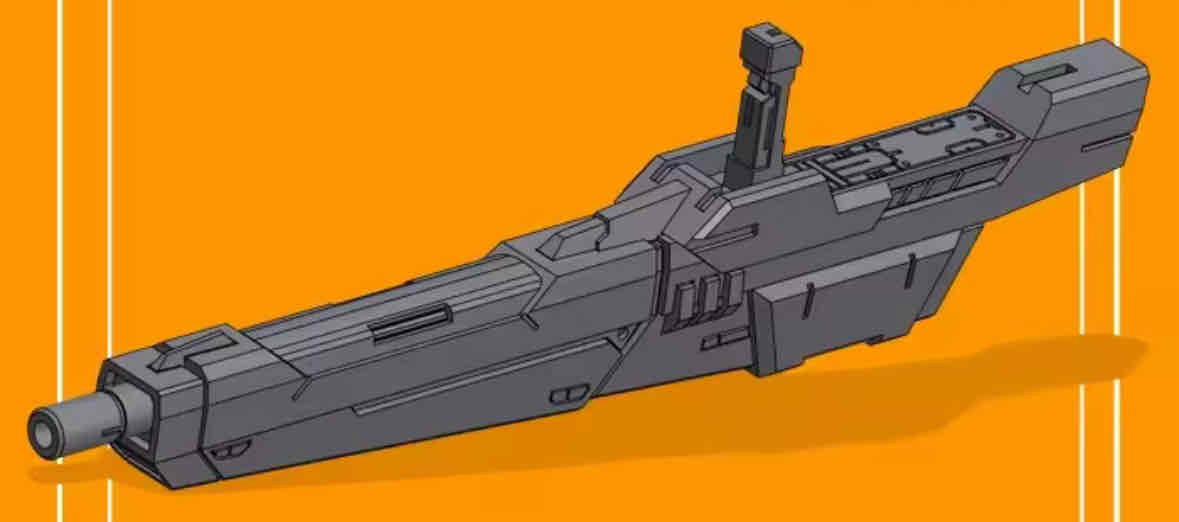 Energy Rifle Concept free 3D printable STL