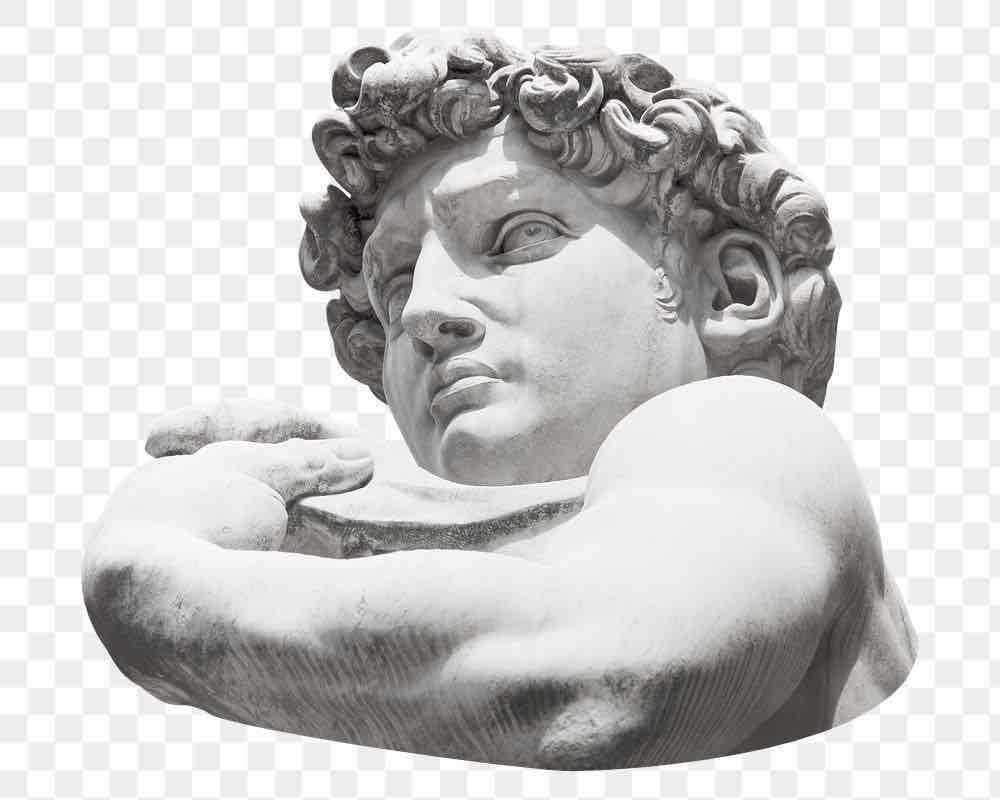 David Bust Sculpture free 3D printable STL