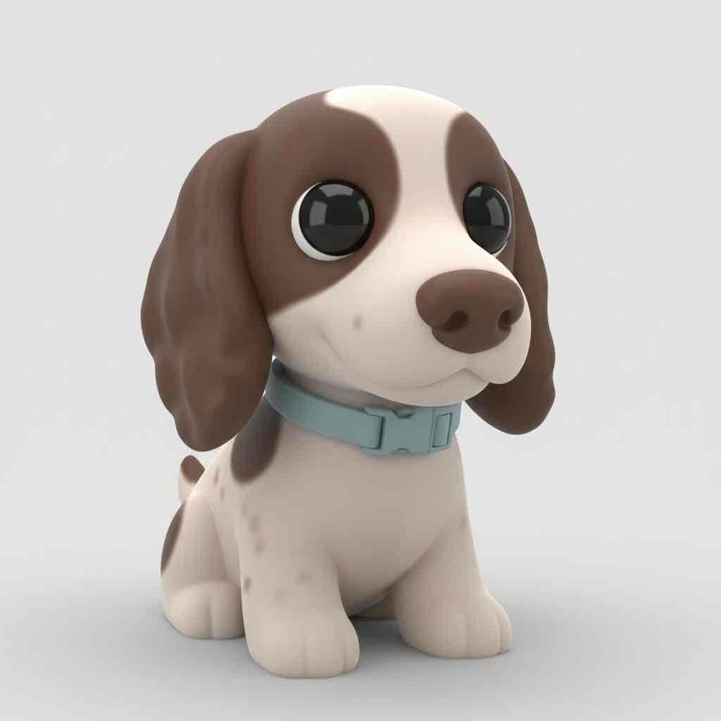 Cute Cavalier King Charles Spaniel free 3D printable STL