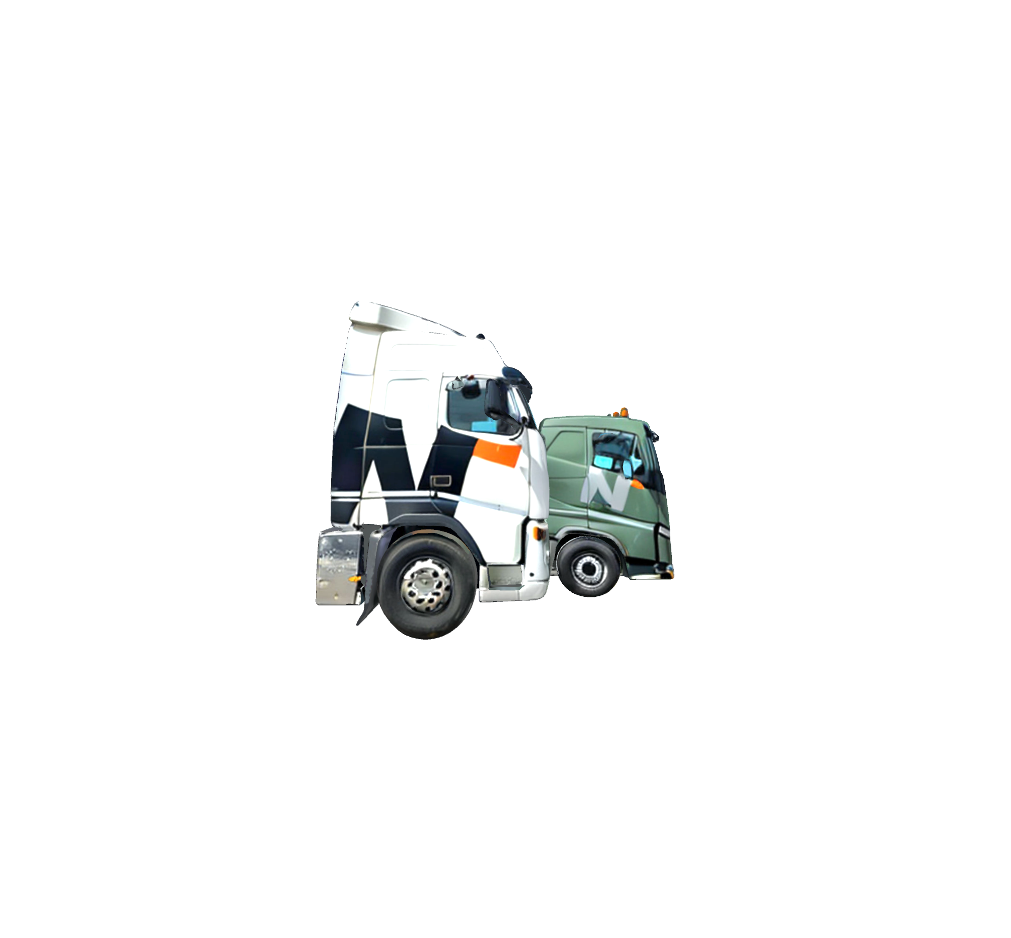 Volvo FH Truck Side View free 3D printable STL