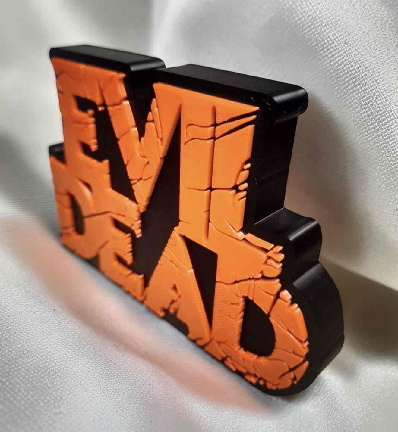 Evil Dead Logo Plaque free 3D printable STL