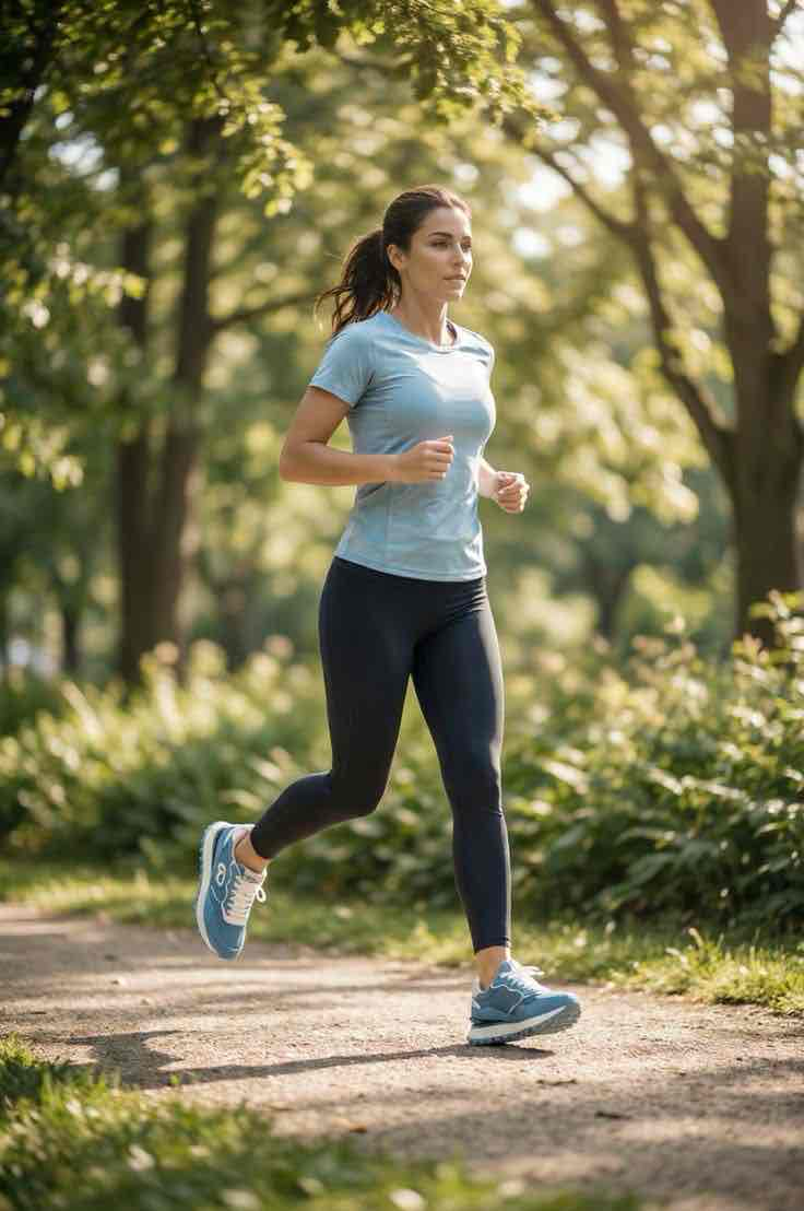 Woman Jogging Outdoors - Free 3D Printable STL File