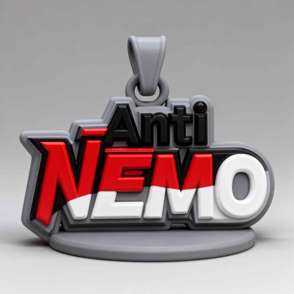 Anti Nemo Pendant free 3D printable STL