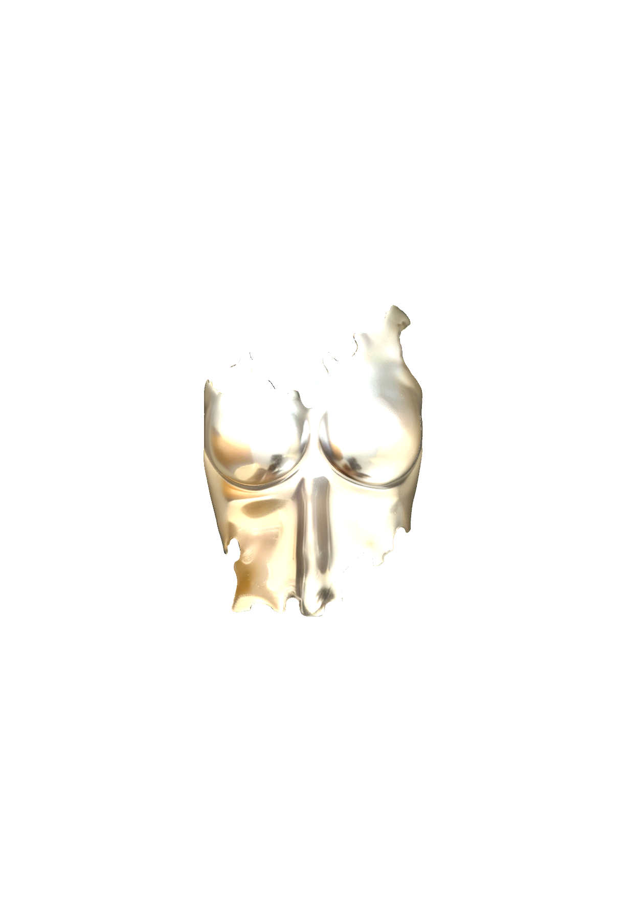 Sculptural Metallic Torso free 3D printable STL