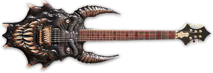 Demon Head Guitar free 3D printable STL