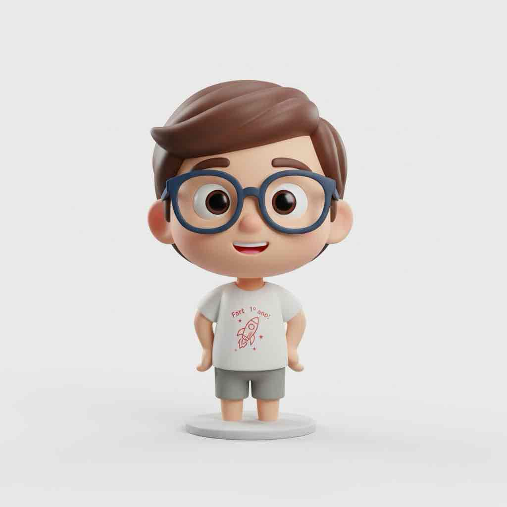 Cartoon Boy Character free 3D printable STL