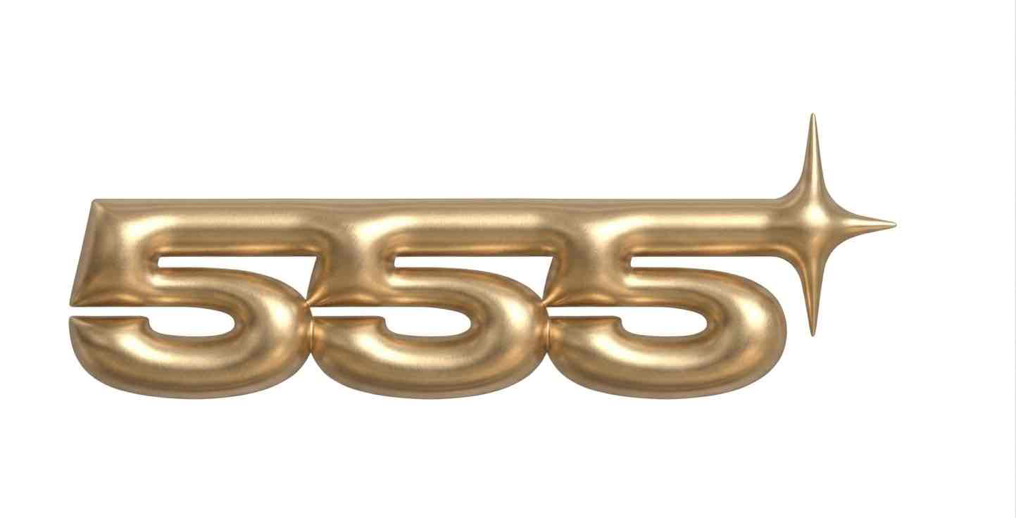 Golden 555 Logo free 3D printable STL