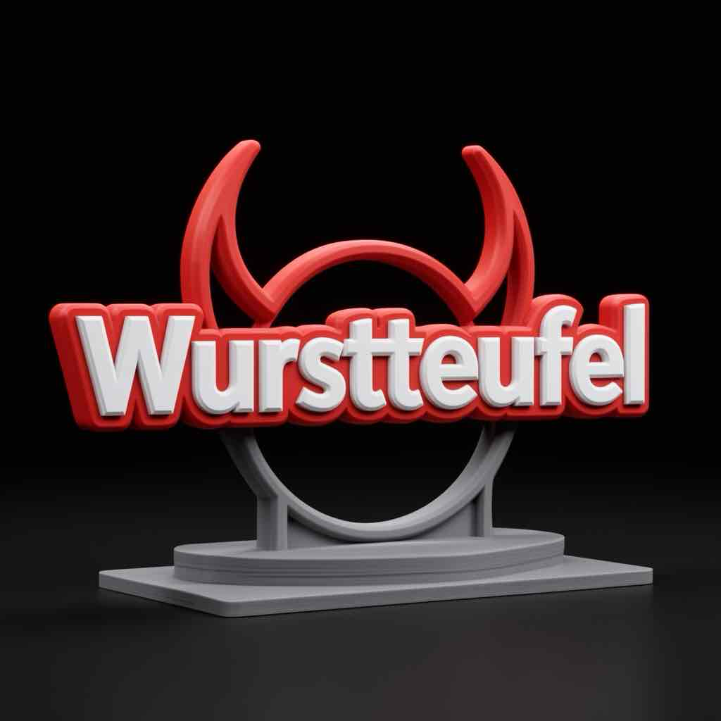 Wurstteufel Logo free 3D printable STL
