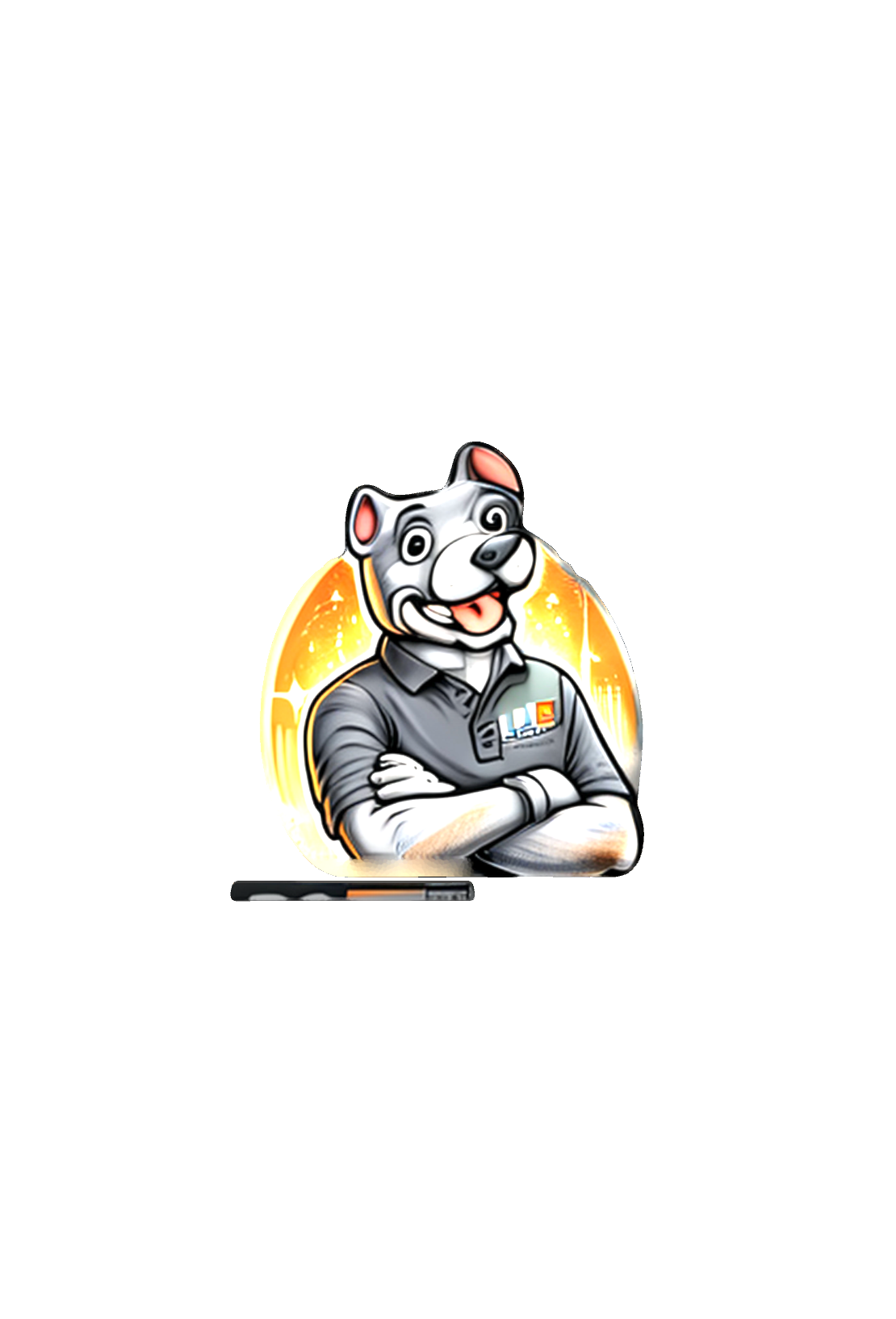 Cartoon Dog Mechanic free 3D printable STL