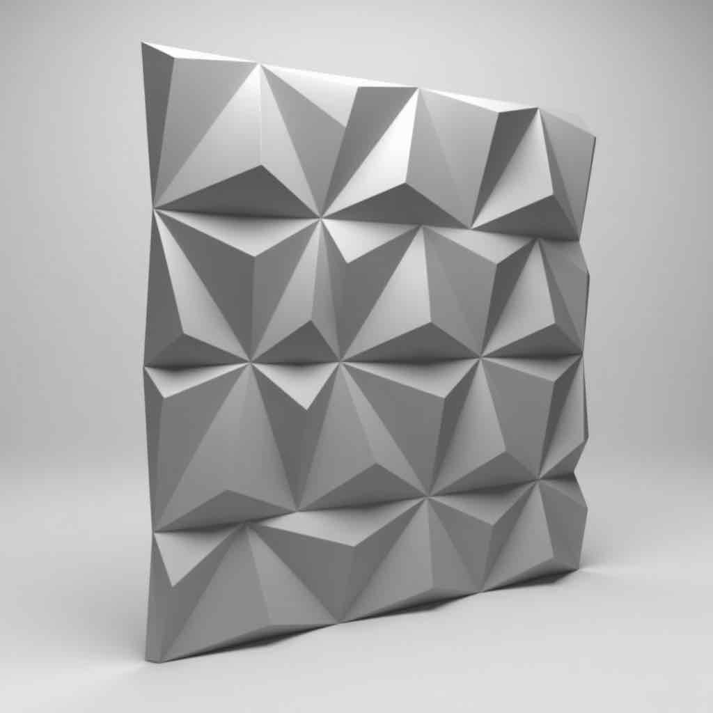 Geometric Wall Panel free 3D printable STL