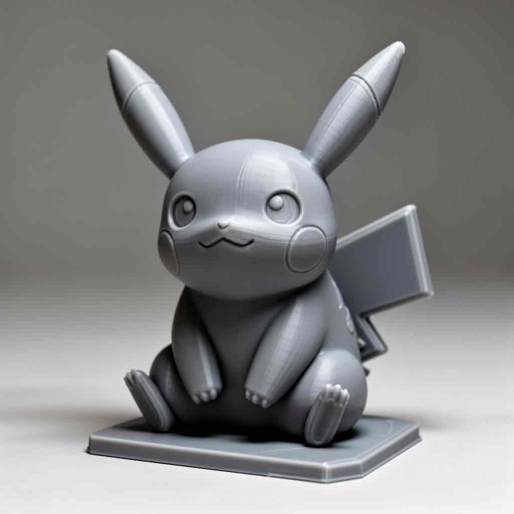 Pikachu 3D Model free 3D printable STL