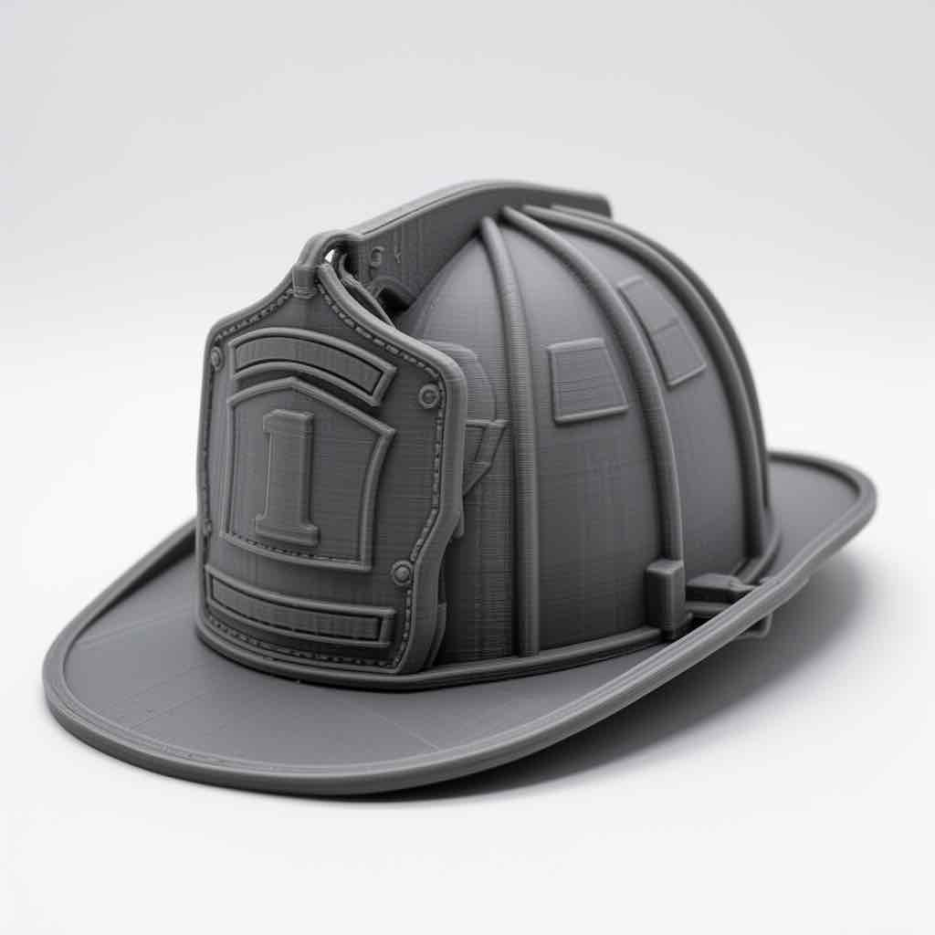 Firefighter Helmet Model free 3D printable STL
